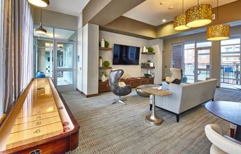 Clubhouse with shuffleboard